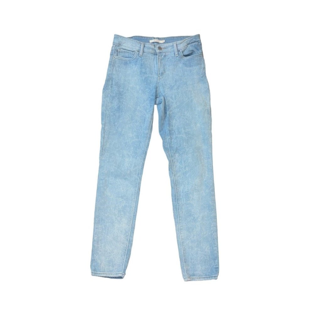 Levis Strauss & Co Womens Pants Size 28 Blue Denim Jeans 711 Skinny acid wash